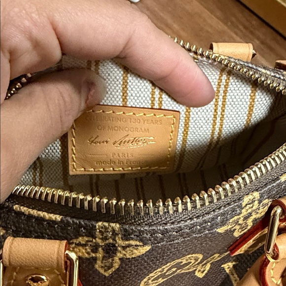 Louis vuitton nano speedy 130 year anniversary origine canvas bag - Picture 15 of 16